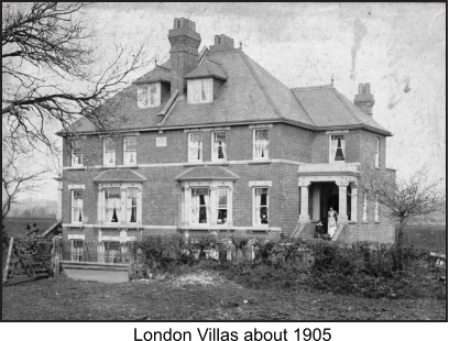 London Villas about 1905